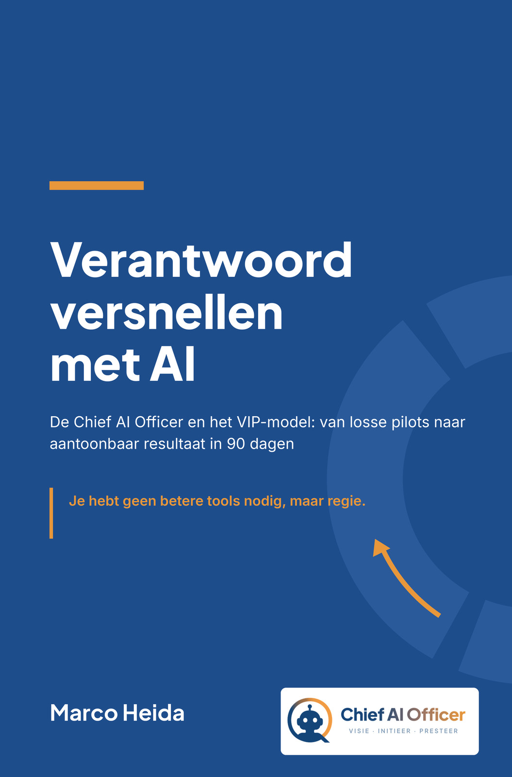Boekcover Verantwoord versnellen met AI door Marco Heida
